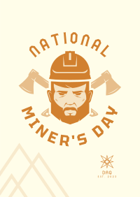 National Miner's Day Flyer Image Preview
