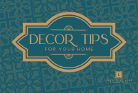 Home Decor Tips Pinterest Cover Design