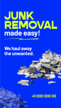Professional Junk Removal Instagram reel Image Preview