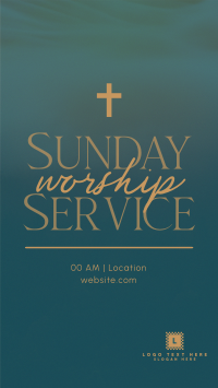 Blessed Sunday Service Instagram story Image Preview