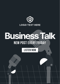 Business Podcast Poster Design