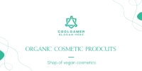 Organic Cosmetic Twitter post Image Preview