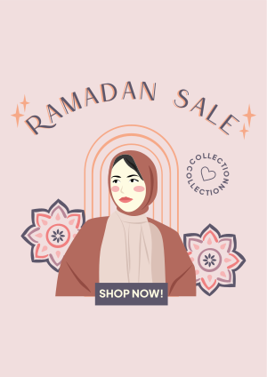 Ramadan Hijab Sale Flyer Image Preview