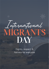 International Migrants Day Flyer Design
