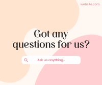 Simple Inquiries Facebook Post Design