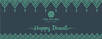 Boho  Diwali  Pattern Facebook cover Image Preview