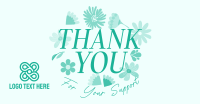 Floral Thank You Facebook ad Image Preview