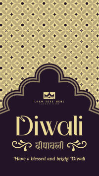 Blessed Bright Diwali Instagram reel Image Preview