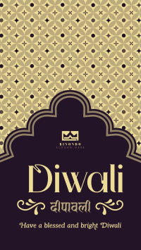 Blessed Bright Diwali Instagram reel Image Preview
