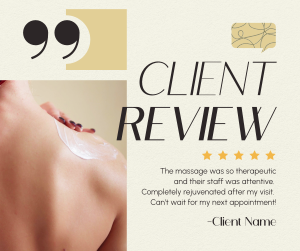 Spa Client Review Facebook post Image Preview