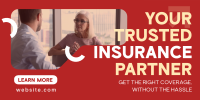 Corporate Trusted Insurance Partner Twitter post Image Preview