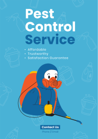 Pest Control Service Poster Design