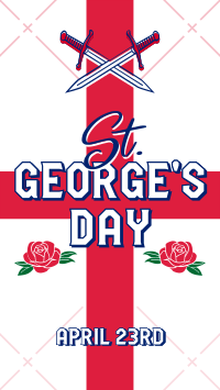 St. George's Cross Instagram Story Design