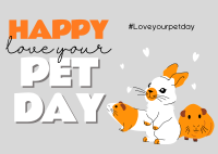 Happy Pet Day Postcard Image Preview