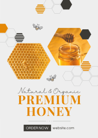 A Beelicious Honey Poster Design