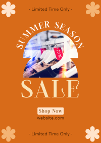 Summer Season Sale Poster Design
