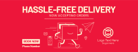 Package Delivery Booking Facebook cover Image Preview
