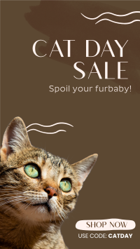 Cat Day Sale Instagram Story Design