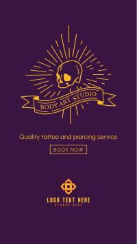 Tattoo and Piercing Instagram story Image Preview