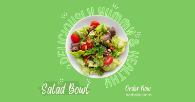 Vegan Salad Bowl Facebook ad Image Preview