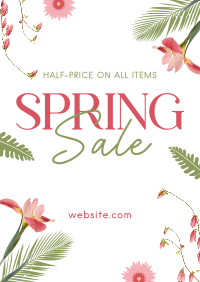 Sale of Spring Poster Design