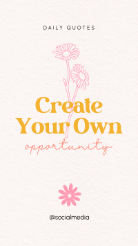 Create Your Own Opportunity Instagram story Image Preview
