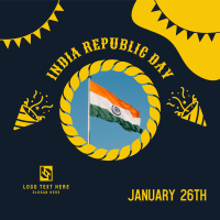 Proud India Republic Day Instagram post Image Preview