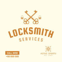 Locksmith Emblem Instagram post Image Preview