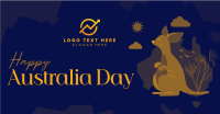 Kangaroo Australia Day Facebook Ad Design