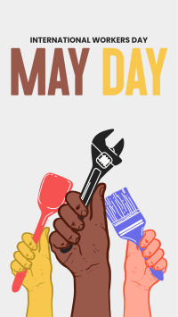 Celebrate Our Heroes on May Day Instagram reel Image Preview