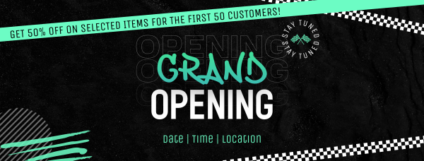 Street Grand Opening Facebook Cover Design Image Preview