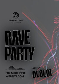 Rave Party Vibes Flyer Image Preview