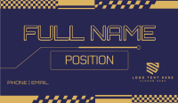 Simple Minimal Techno Business Card Preview