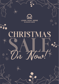 Decorative Christmas Sale Poster Image Preview