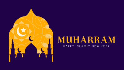 Happy Muharram Facebook event cover Image Preview