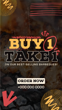 Buy 1 Take 1 Barbeque Facebook story Image Preview