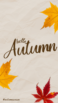 Autumn Leaves Instagram Story Design