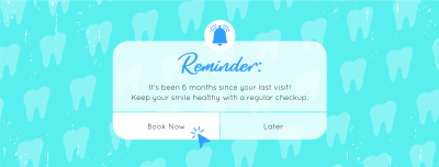 Dental Checkup Reminder Facebook cover Image Preview