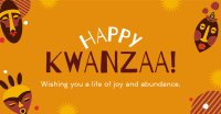 Kwanzaa Mask Facebook Ad Image Preview