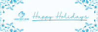 Christmas Wreath Twitter Header Preview