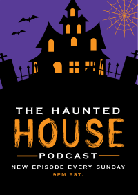 Haunted House Poster Design