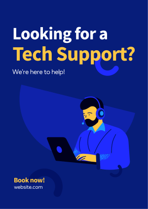 Tech Support Flyer Image Preview