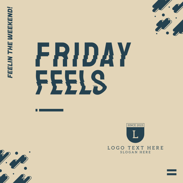 Friday Feels Instagram Post Design Image Preview