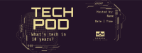 Technology Podcast Session Facebook cover Image Preview