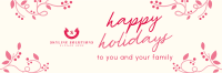 Holiday Season Greeting Twitter Header Image Preview