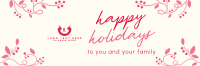 Holiday Season Greeting Twitter header (cover) Image Preview