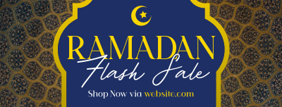 Ramadan Flash Sale Facebook cover Image Preview