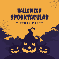 Spooktacular Party Instagram Post Design