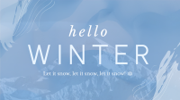 Winter Greeting Animation Image Preview