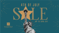 4th of July Sale Facebook Event Cover Image Preview